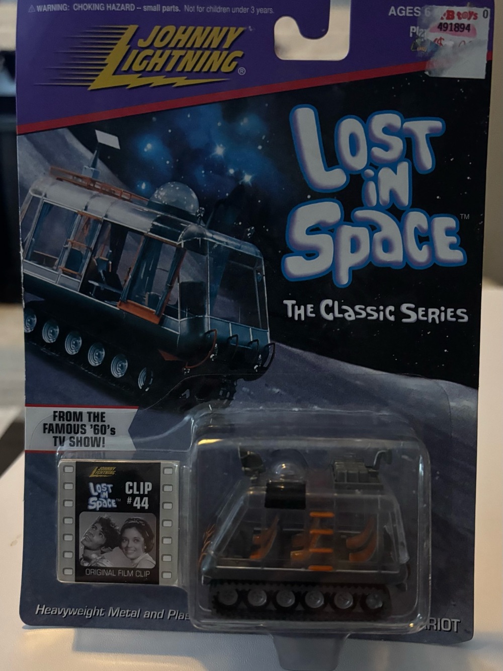 1998 Johnny Lightning Lost In Space The Chariot Vehicle NIP w/ Film Clip #44